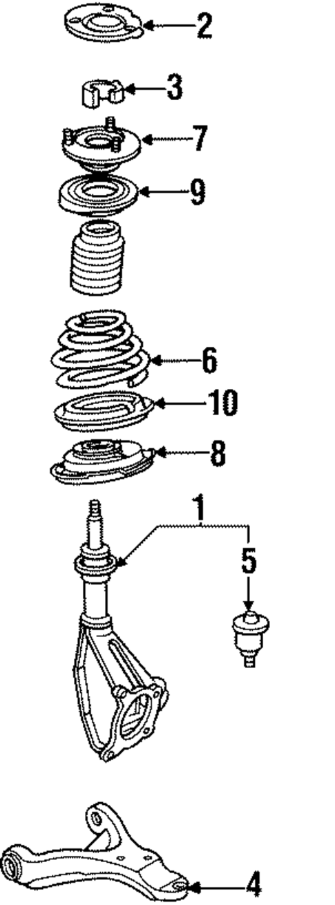 Suspension Components for 1990 Pontiac Grand Prix #0