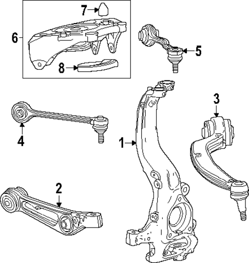 Suspension Components for 2025 Cadillac LYRIQ #1