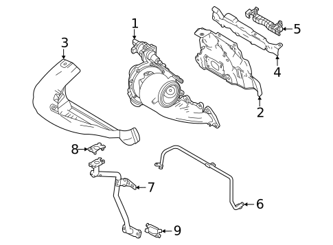 Turbocharger & Components for 2023 Volvo XC90 #1