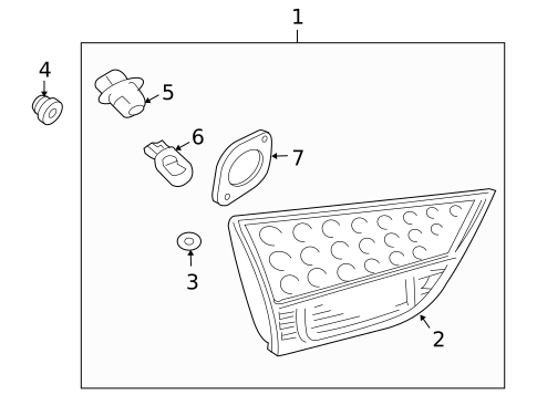 Combination Lamps for 2007 Mitsubishi Outlander #0