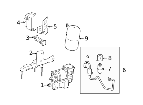 Ride Control Components for 2010 Mercedes-Benz CL550 #0
