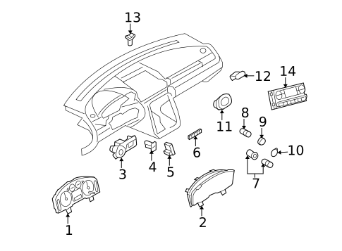 Switches for 2007 Ford Five Hundred #0