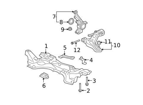 Suspension Components for 2008 Honda Fit #0