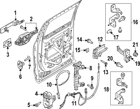 Rear Door for 2024 Ford F-450 Super Duty #1