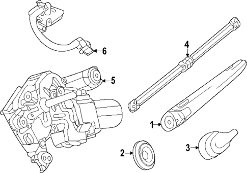 Wipers for 2024 Mercedes-Benz EQS 580 SUV #1