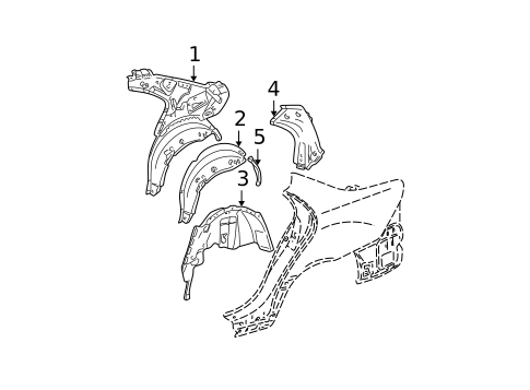 Inner Structure for 2005 Mercedes-Benz C230 #1
