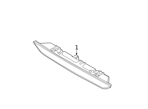 High Mounted Stop Lamp for 2017 Ford Focus #1