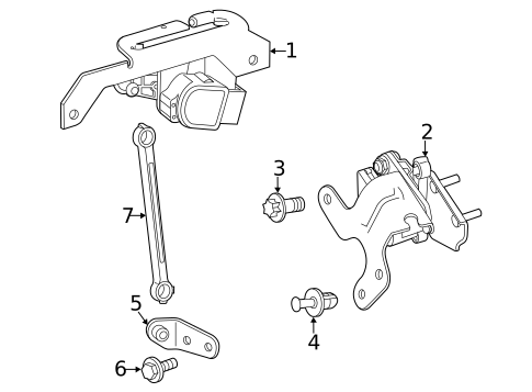 Headlamp Components for 2014 Mercedes-Benz GLK350 #2