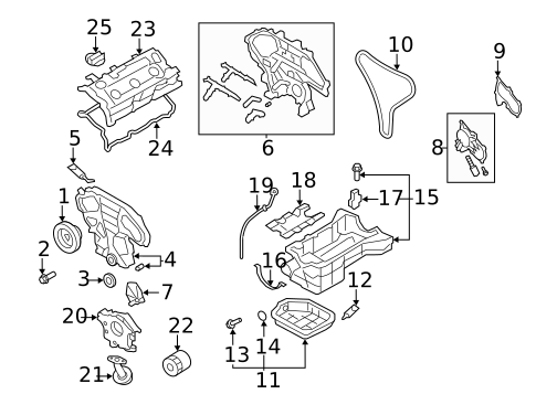 Engine Parts for 2023 Nissan Pathfinder #10
