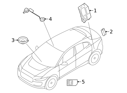 Electrical Components for 2020 Jaguar I-Pace #9