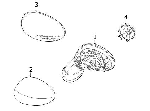 Mirrors for 2013 Mini Cooper #1