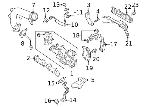 Turbocharger & Components for 2022 Kia Forte #0