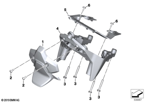 Motorcycle Trim Section, Windshield for 2025 BMW-Motorrad F 900 R #4