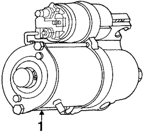 Starter for 1997 Pontiac Bonneville #0