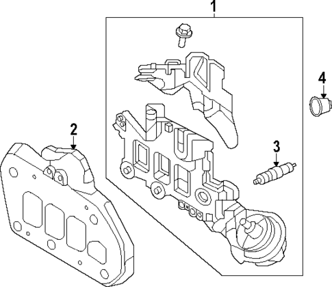 Exhaust Manifold for 2023 Mazda 3 #1