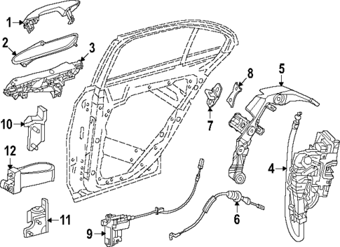 Lock & Hardware for 2025 Mercedes-Benz E450 #2