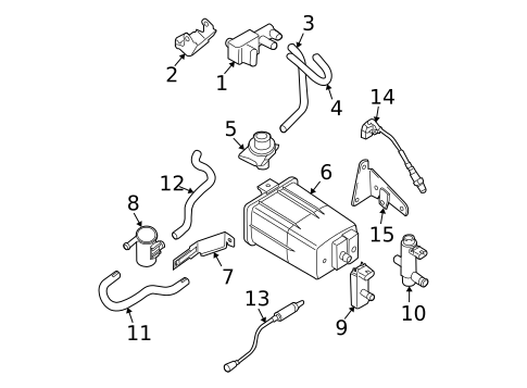 Emission Components for 2023 Nissan TITAN #54
