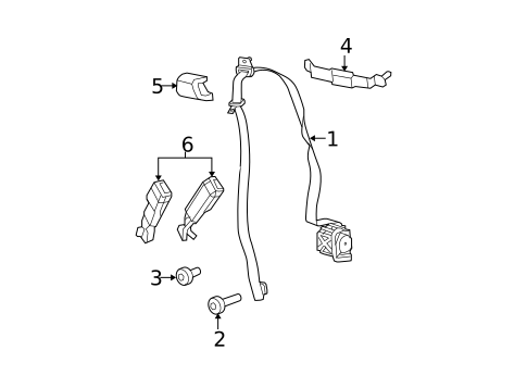 Seat Belt for 2018 Jeep Wrangler JK #0