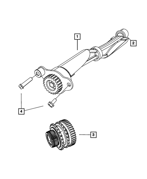 Timing Belt/Chain and Cover and Balance Shaft for 2010 Jeep Commander #2