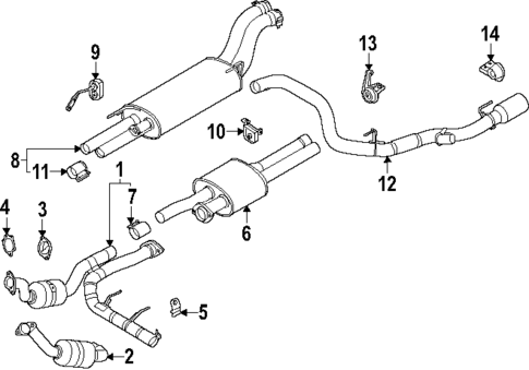 Exhaust Components for 2019 Ford F-150 #1