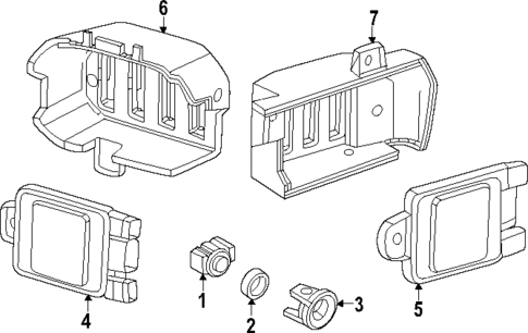 Electrical Components for 2022 Chevrolet Silverado 1500 LTD #2