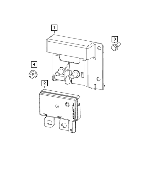 Power Distribution, Fuse Block, Junction Block, Relays and Fuses for 2024 Ram 3500 #6