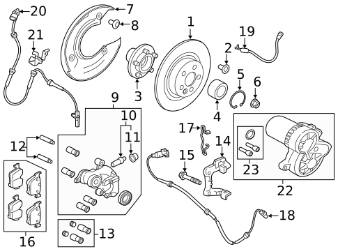 Brake Components for 2022 Land Rover Range Rover Evoque #2