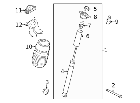 Shocks & Components for 2012 Porsche Panamera #1