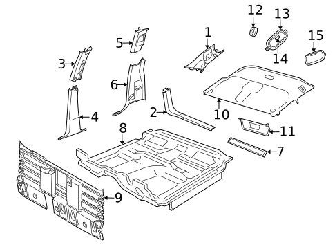Interior Trim - Cab for 2011 Ram Dakota #0
