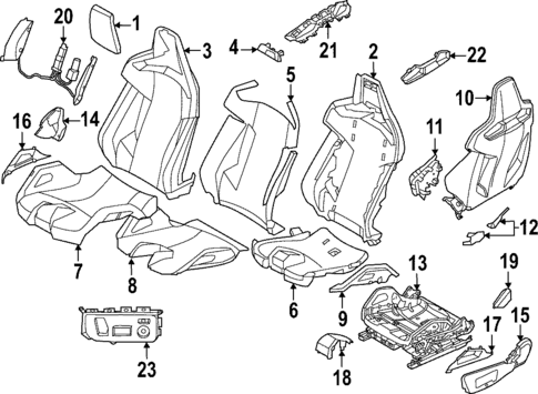 Power Seats for 2024 BMW M3 #9