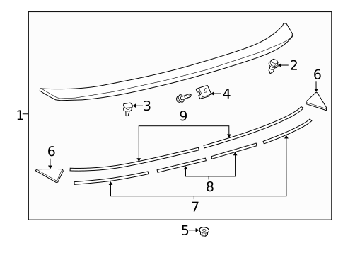Spoiler for 2021 Toyota Corolla #1