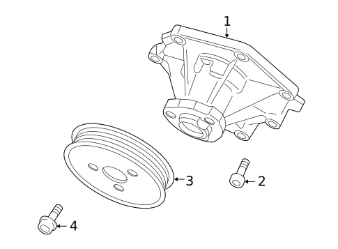Water Pump for 2009 Audi Q5 #0
