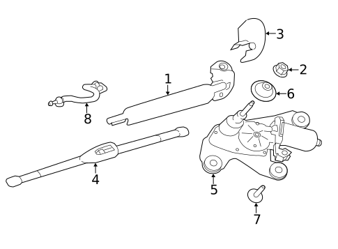 Wiper & Washer Components for 2020 Jaguar F-Pace #1