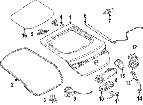 Gate & Hardware for 2025 Mercedes-Benz GLC63 AMG S E Performance #0
