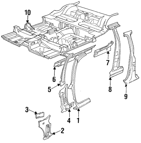 Uniside for 1994 Dodge Shadow #1