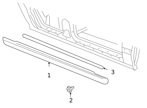 Exterior Trim - Pillars for 2002 Jeep Grand Cherokee #0