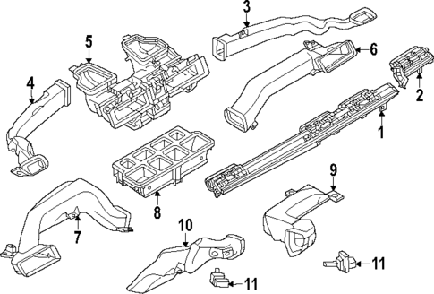 Ducts for 2023 Land Rover Range Rover Sport #0