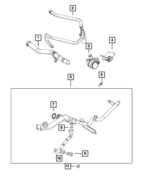Water Pump and Related Parts for 2019 Fiat 500 #0