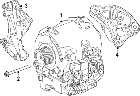 Alternator for 2025 Mercedes-Benz SL63 AMG S E Performance #0