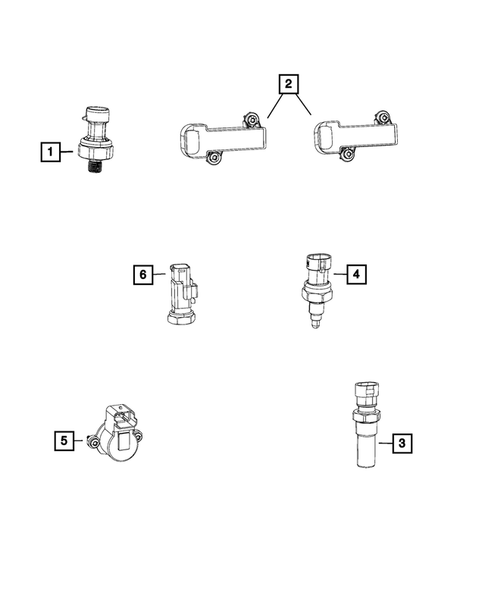 Sensors for 2015 Ram ProMaster 2500 #4