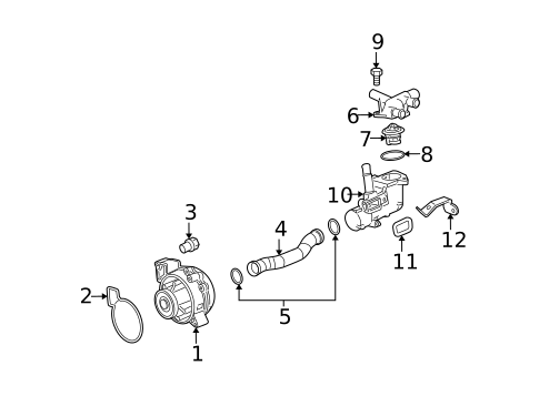 Water Pump for 2004 Saturn Ion #0