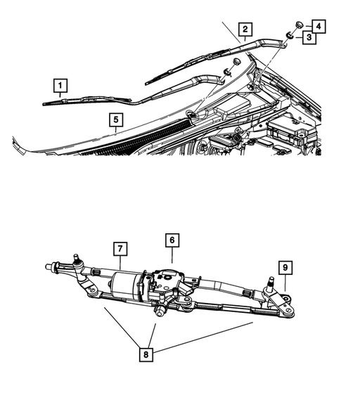 Wiper and Washer System for 2014 Ram C/V #0