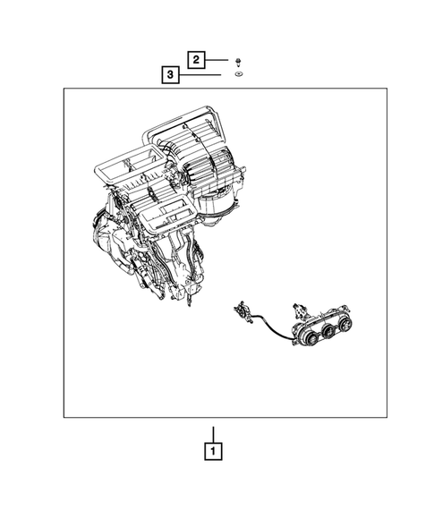 Air Conditioner and Heater Units for 2017 Fiat 500L #2