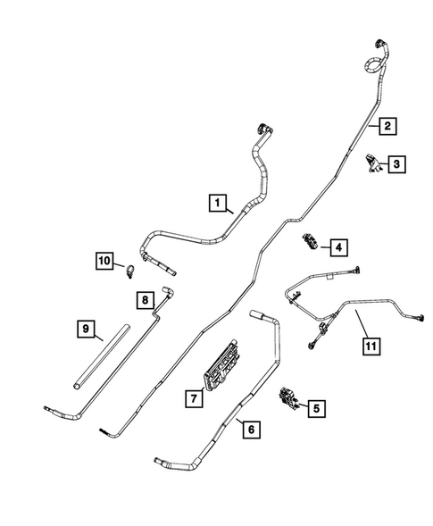 Fuel Lines and Tubes for 2020 Ram 3500 #0