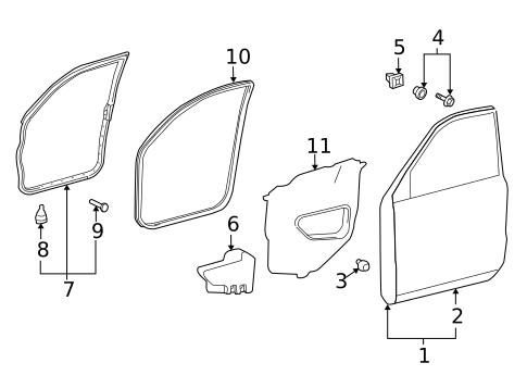 Door & Components for 2016 Lexus LX570 #0