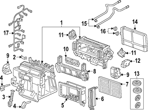 HVAC Case for 2022 Audi A6 allroad #0