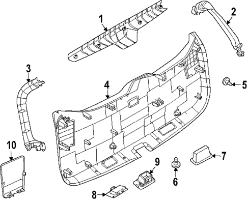 Interior Trim for 2023 Nissan Pathfinder #0