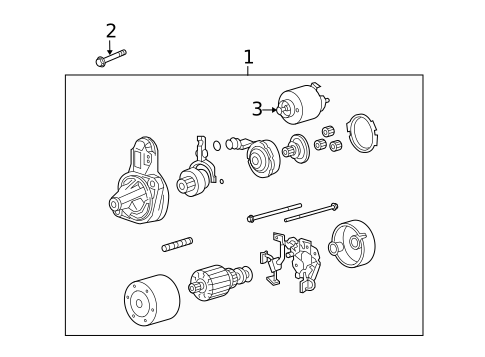 Starter for 2009 Kia Rondo #1