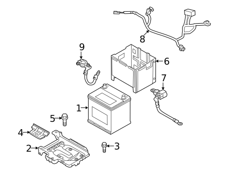 Battery for 2013 Kia Forte #0