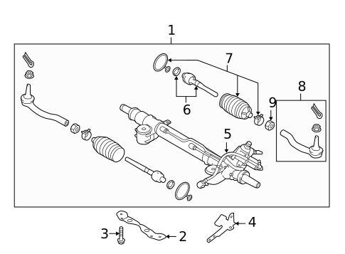 Steering Gear & Linkage for 2019 INFINITI Q50 #3